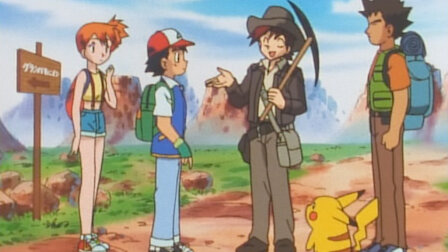 Veja Ataque do Pokémon pré-histórico. Episódio 43 da Temporada 1.